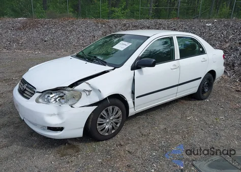2007 Toyota Corolla Ce из США, поврежденный, VIN 2T1BR32E47C852361